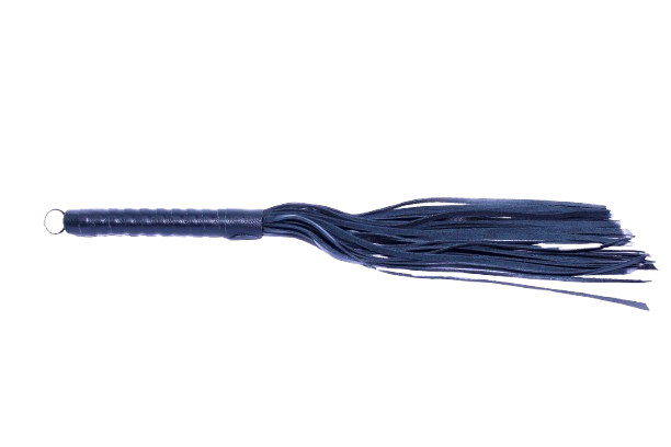 Flogger azul de couro