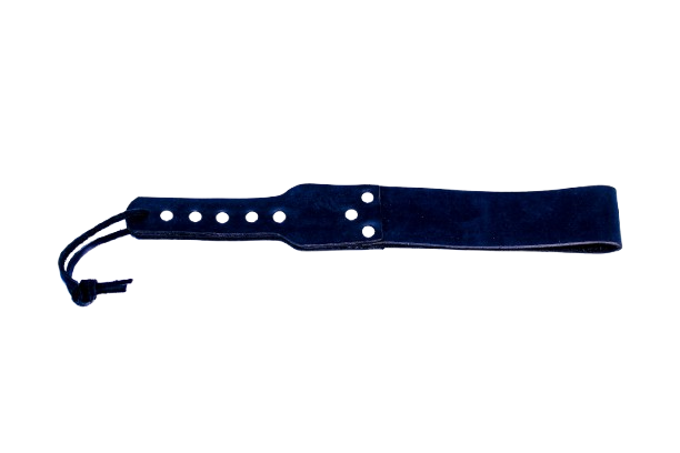 tala preta de couro duplo